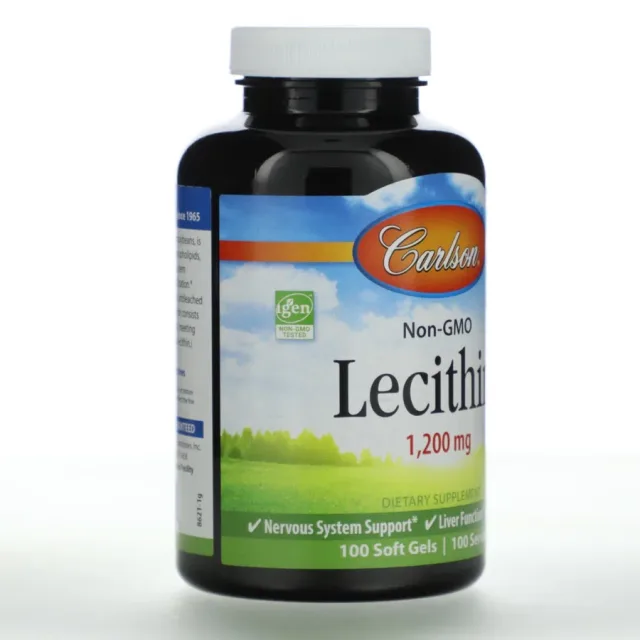 CARLSON Lecithin 100 Soft Gels