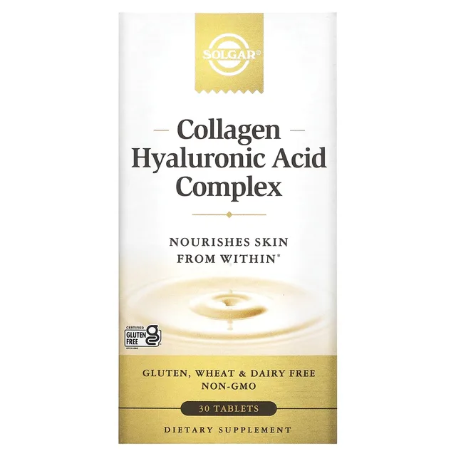 SOLGAR COMPLEX WITH COLLAGEN HYALURONIC ACID 30 TABS