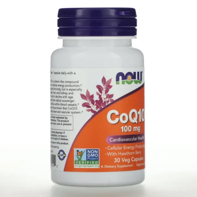 NOW FOODS | CoQ10 100mg  30 VCAPS