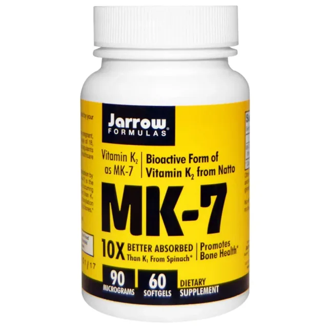 JARROW MK7 VITAMIN K2 90 NCG 60 CAPS