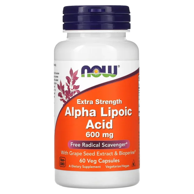 NOW FOODS ALPHA LIPOIC ACID 600MG 60CT