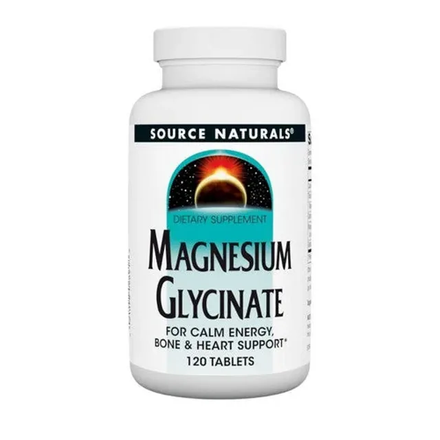 SOURCE NATURALS MAGNESIUM GLYCINATE 120 TABS