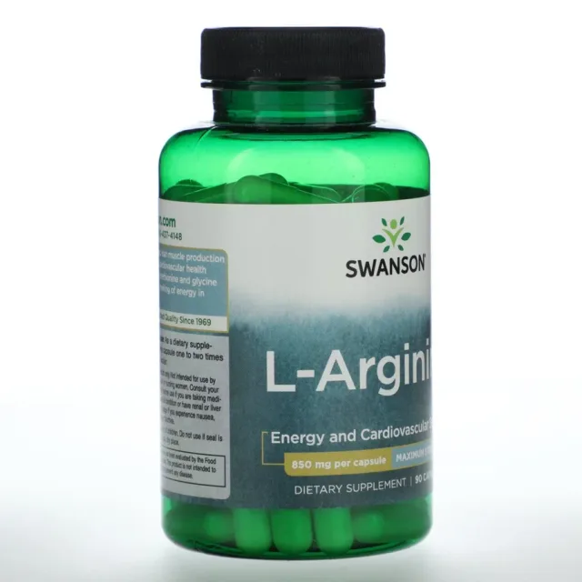 Swanson L-Arginine 850 mg 90 Vegan Caps