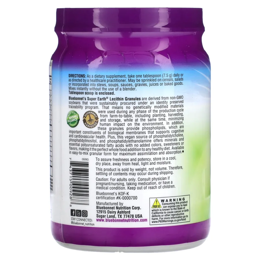 BLUEBONNET LECITHIN GRANULES 12.7 OZ