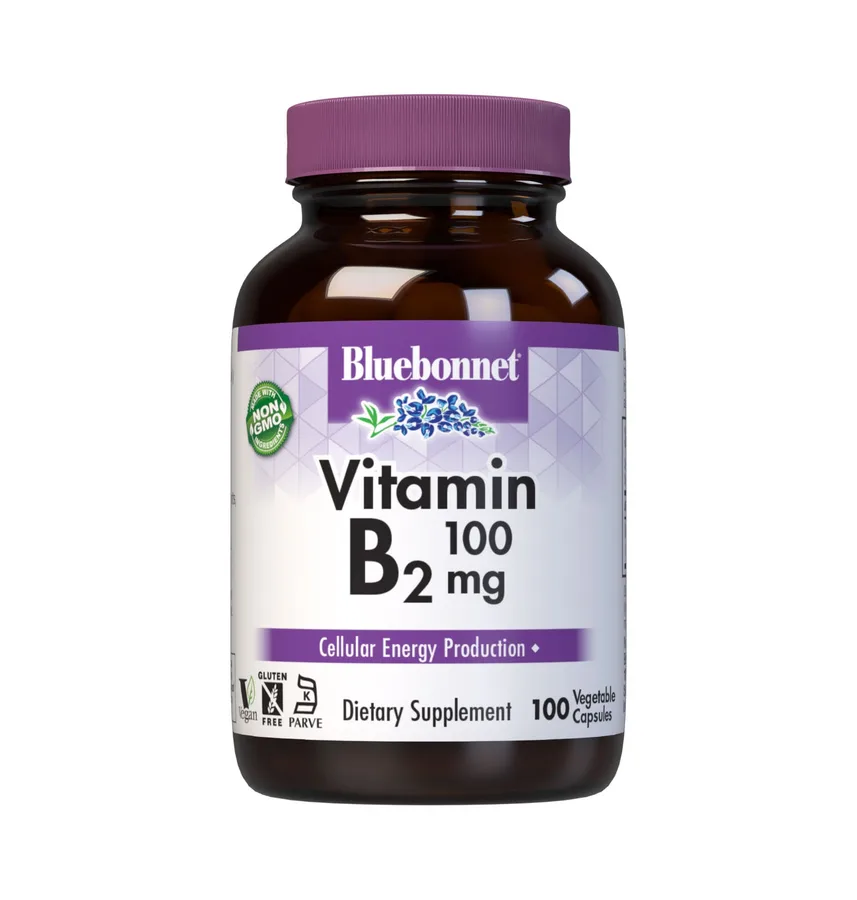 BLUEBONNET VITAMIN B-2 100 mg 100 VEG CAPS